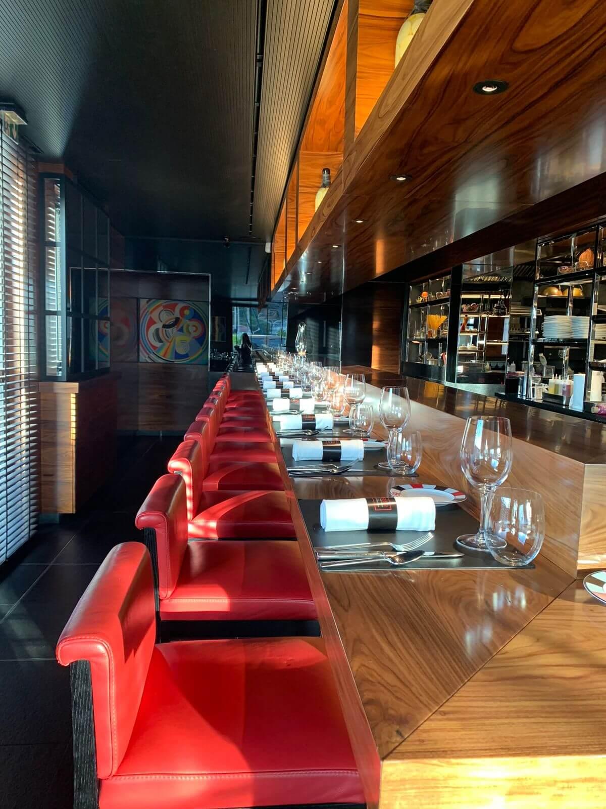 Restaurant haut de gamme — réalisation Gaylord Dessomme